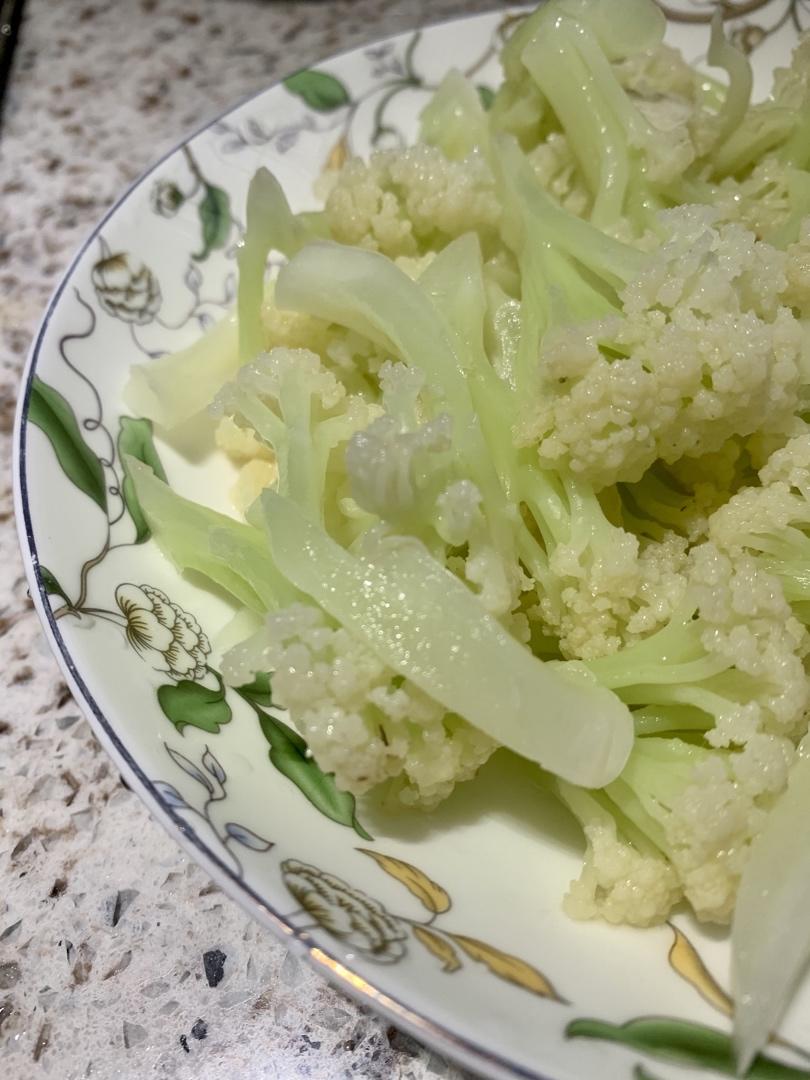 清炒有机花菜
