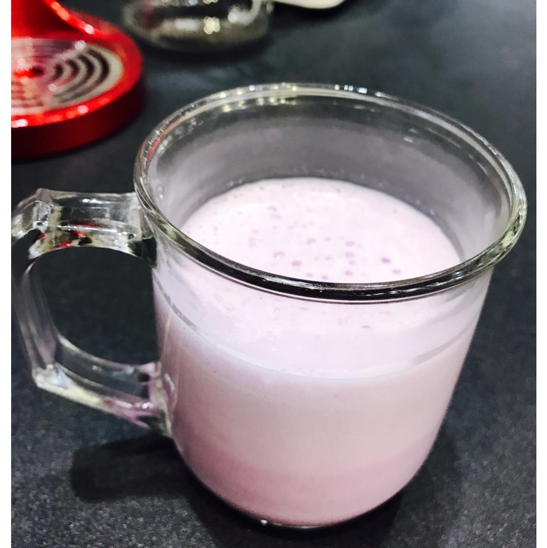 紫薯牛奶饮