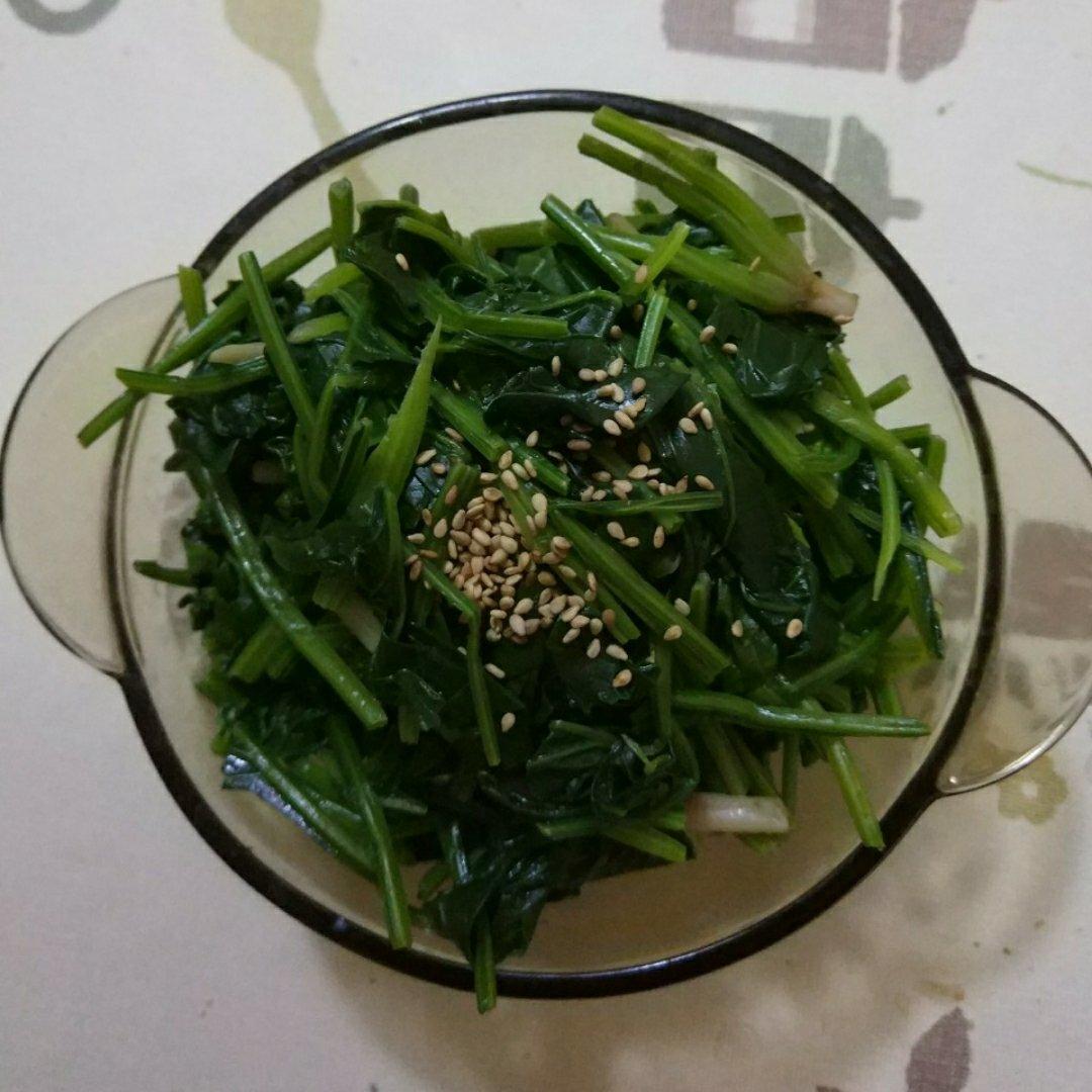 凉拌菠菜