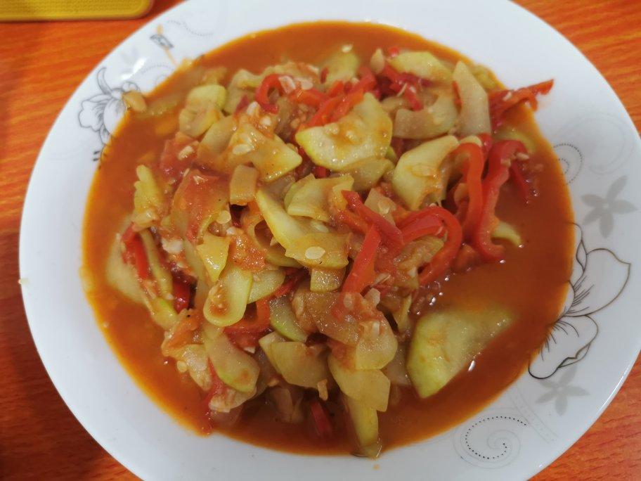 一分钟学会【番茄炒西葫芦】