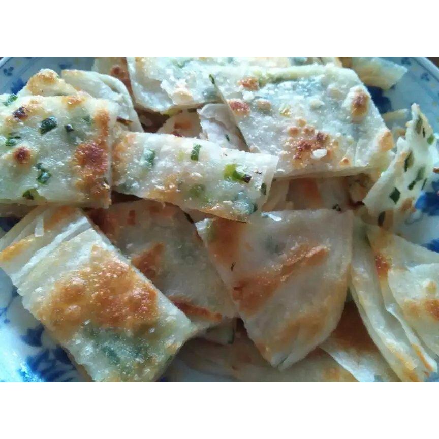 饺子皮葱油饼