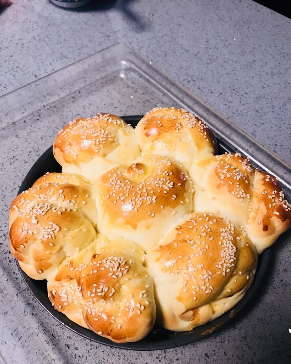 鲜奶油小餐包（一次发酵）