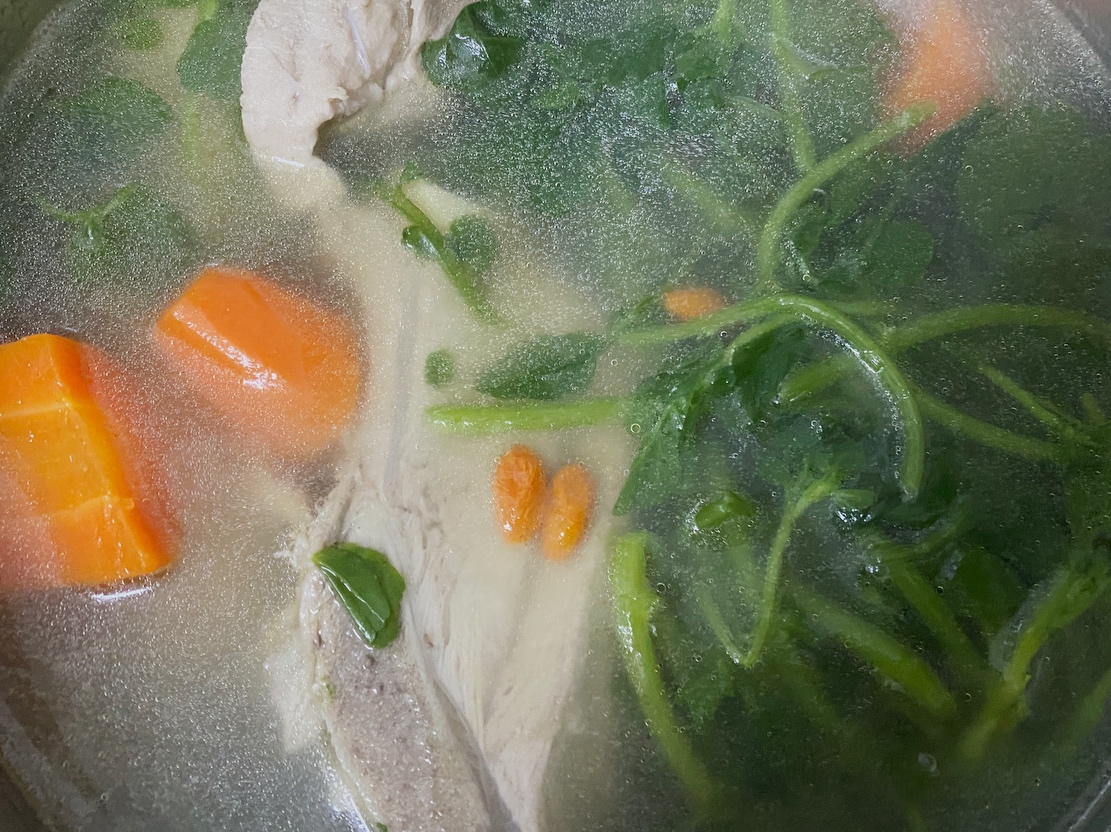 清热西洋菜骨头汤的做法