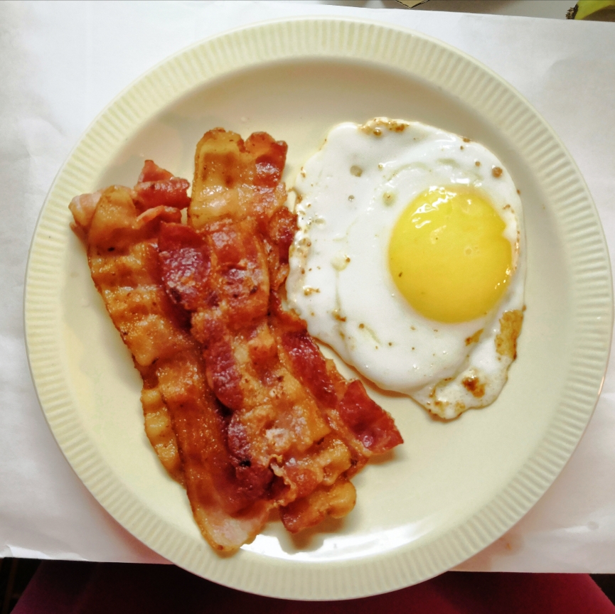[生酮]培根鸡蛋早餐的做法