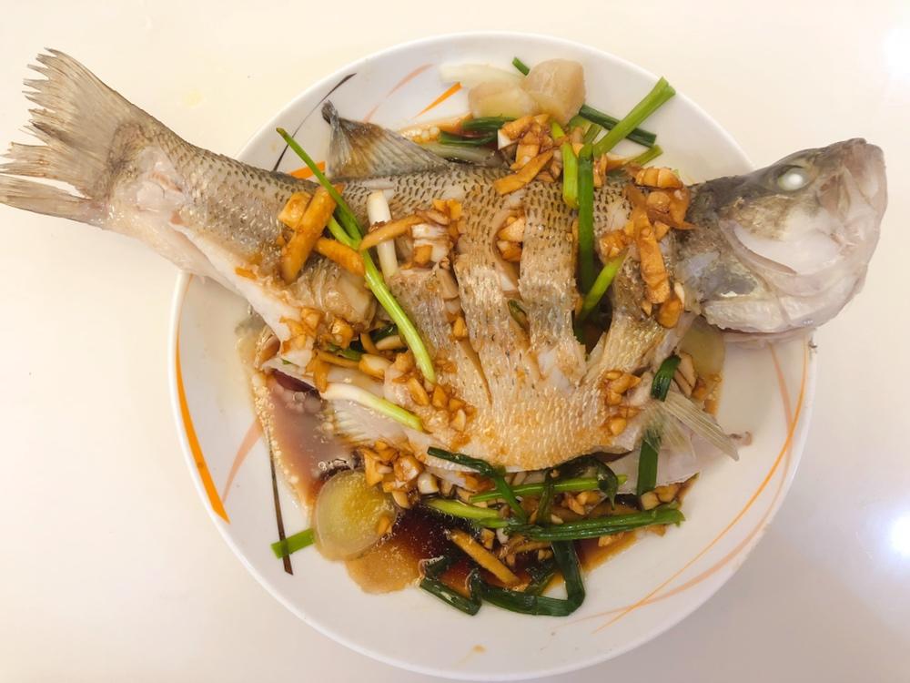 清蒸鲈鱼（家常做法）