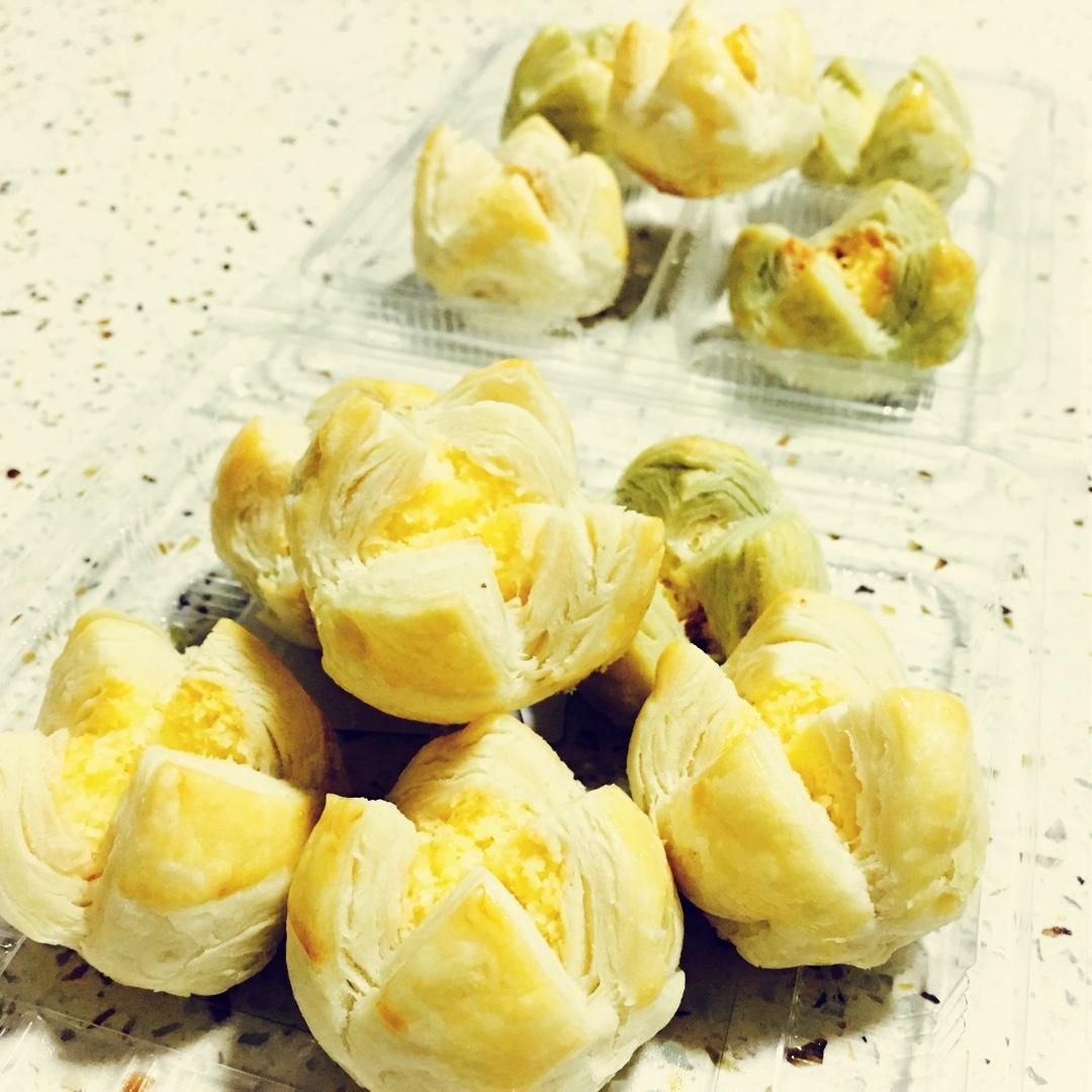 花开富贵之四种口味的椰蓉开口酥