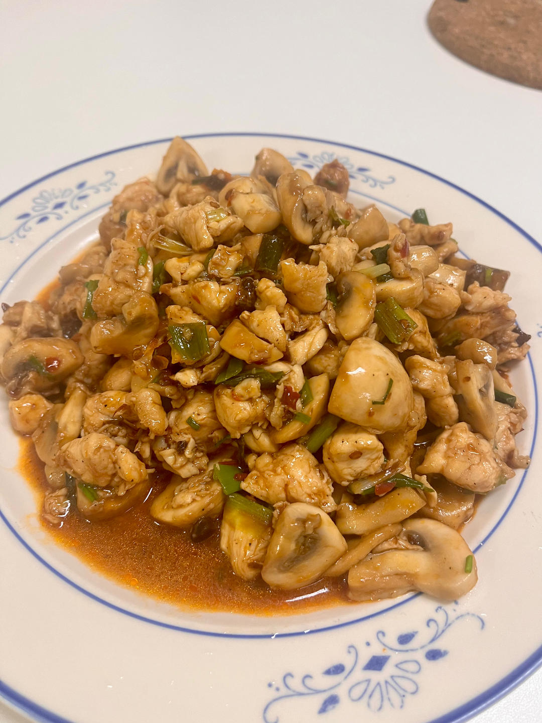口蘑鸡胸肉
