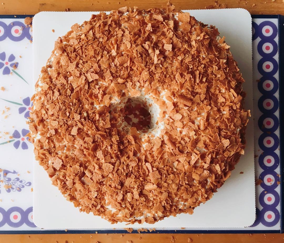 饭团hq做的海盐奥利奥奶油脆脆蛋糕