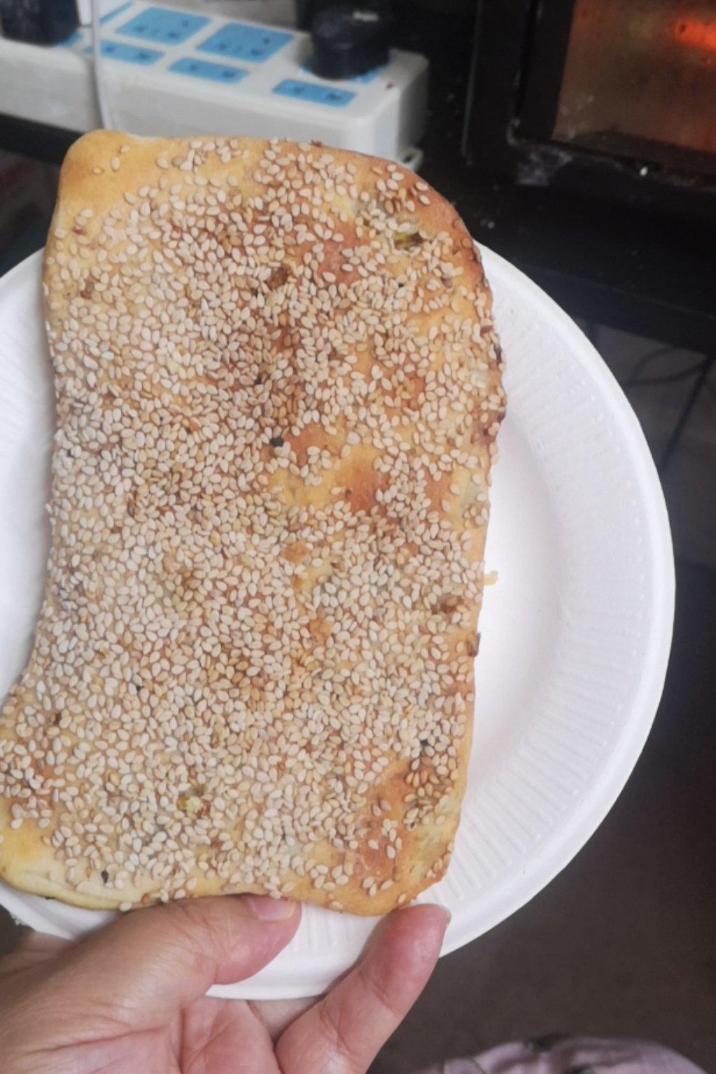 流水蔚蓝做的缸炉烧饼(烤箱版)