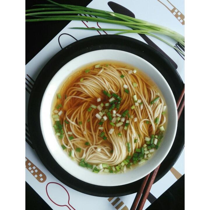 小葱麻油酱油面