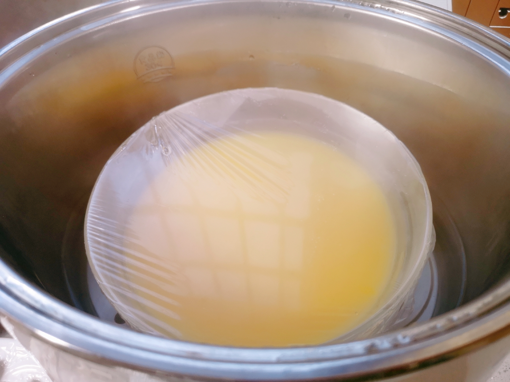 布丁般嫩滑的瑶柱蒸水蛋的做法 步骤6