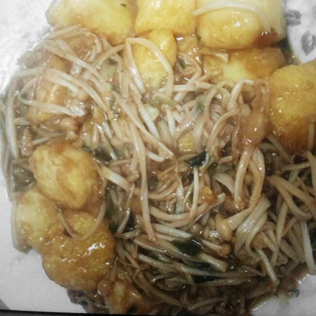 超级下饭菜--金针菇日本豆腐