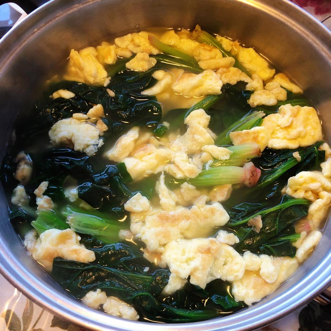 菠菜鸡蛋汤