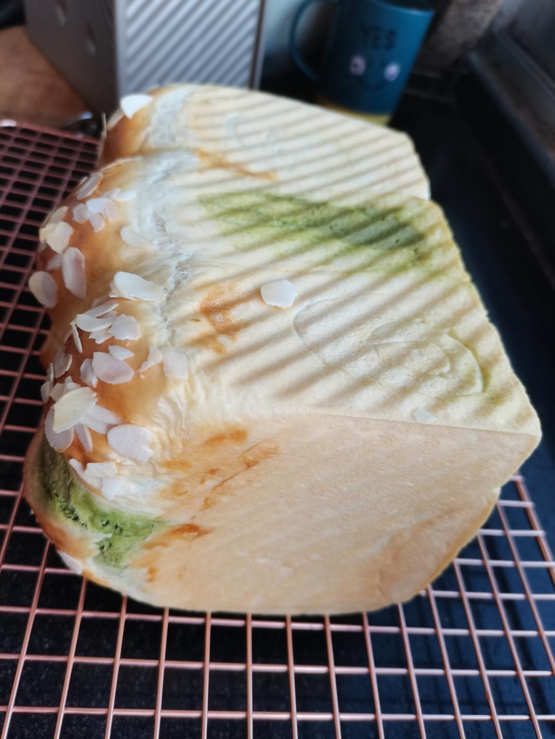 抹茶奶酥吐司