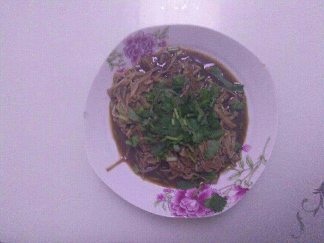 酱炒金针菇