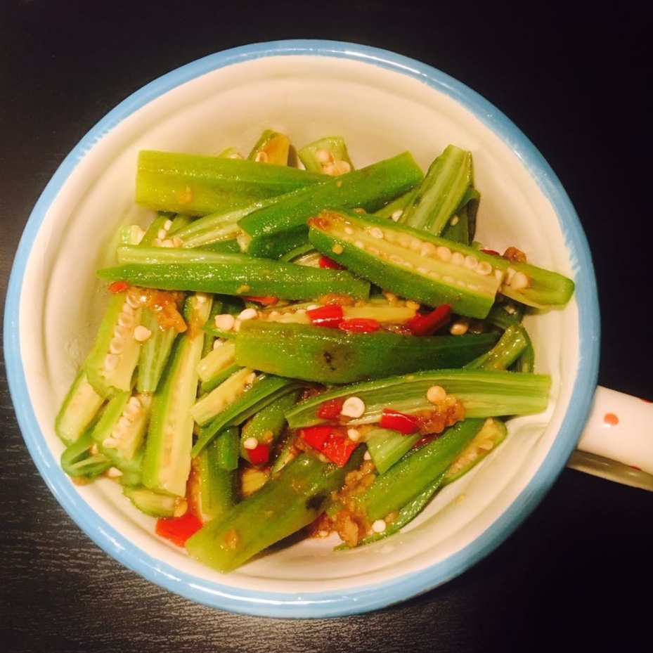【白灼秋葵】清爽简单