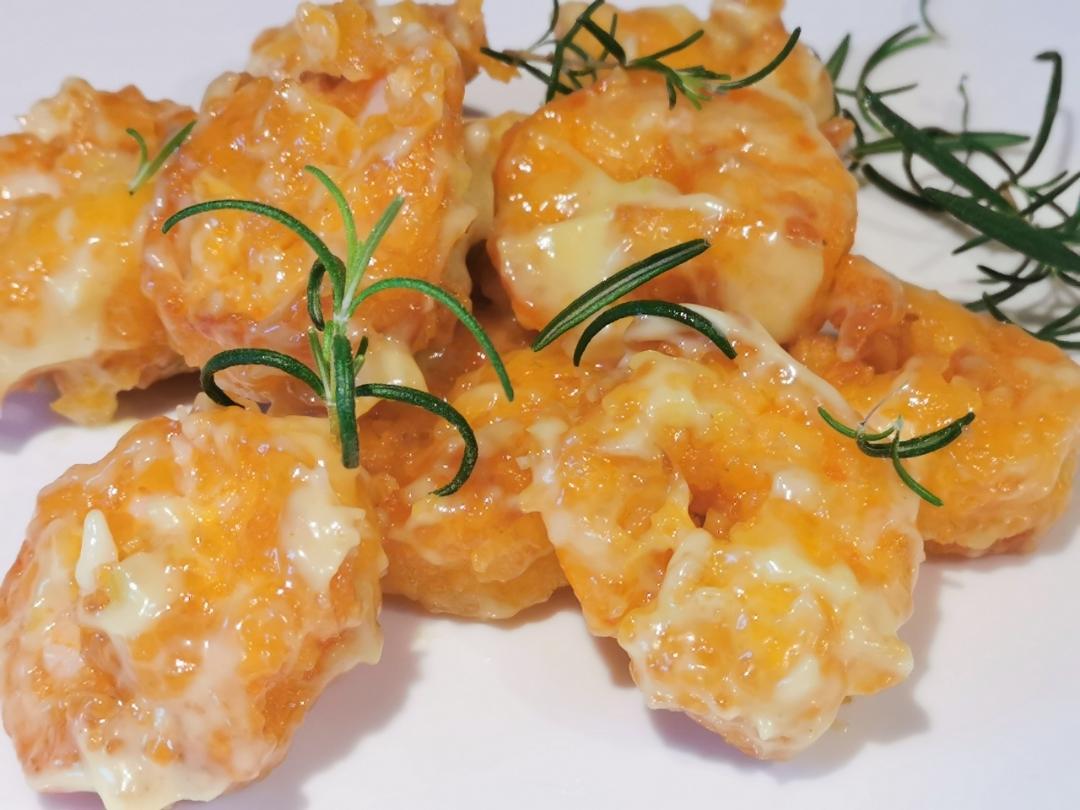 柏悦平替版芥末虾球