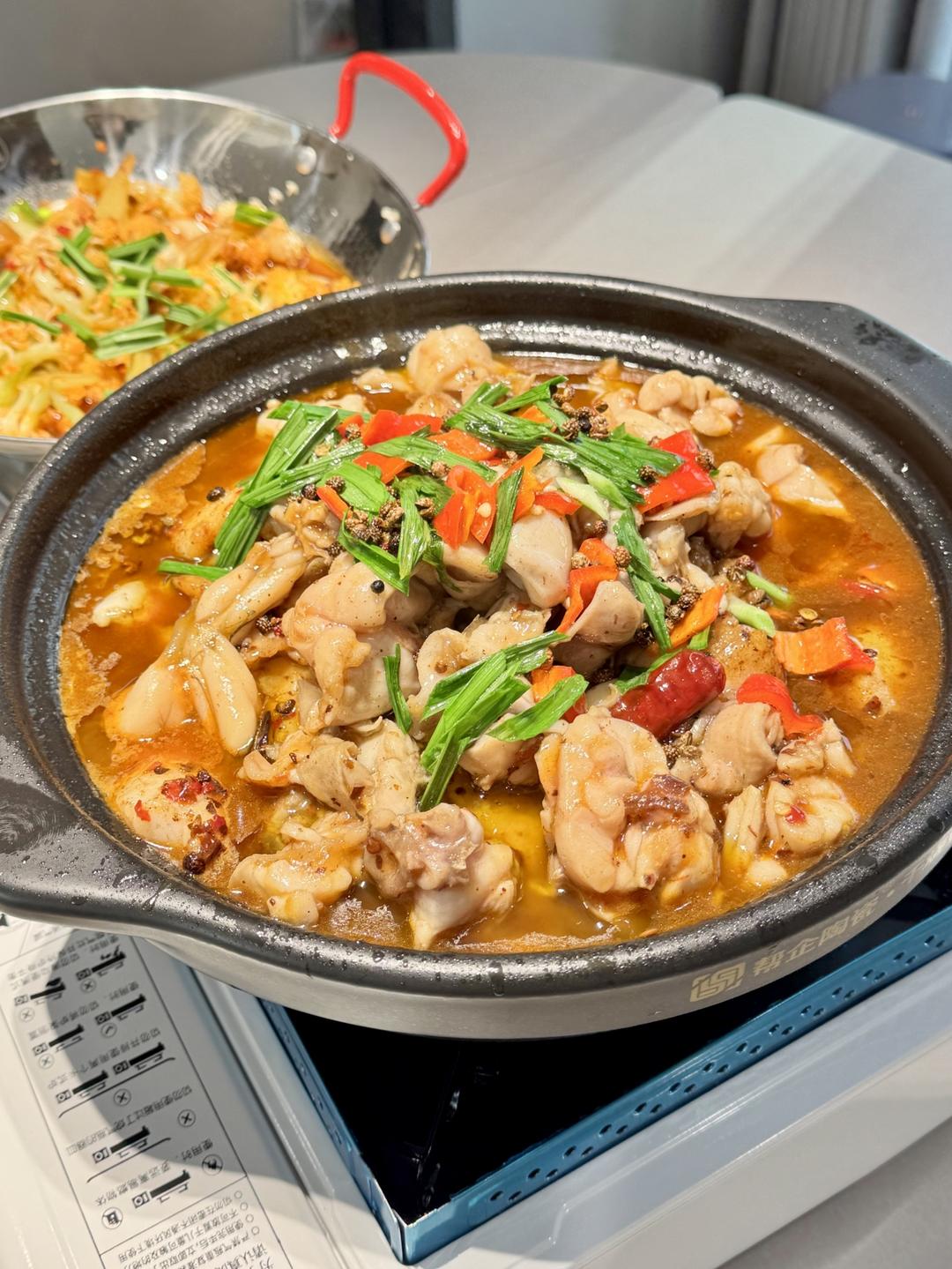 家庭版干锅牛蛙