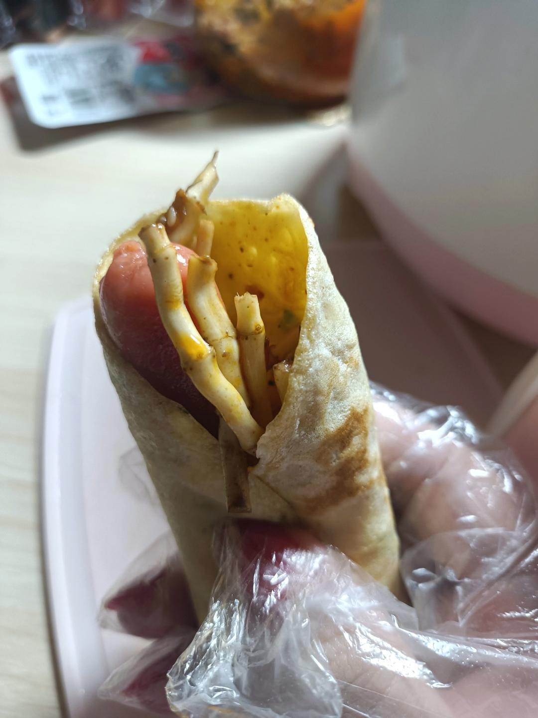 烙葱饼