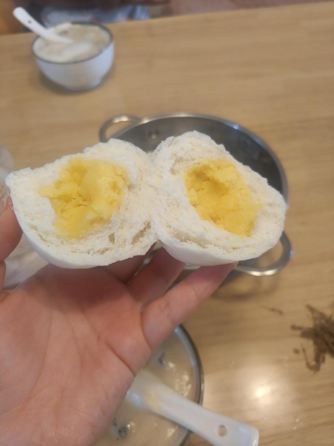 奶黄馅儿和奶黄包