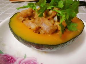 贝贝南瓜蒸排骨—适合夏天做的美食的做法 步骤7