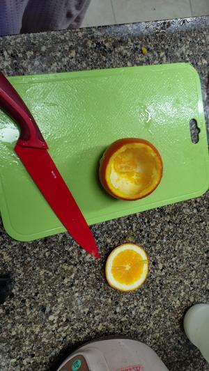 橙子🍊蒸蛋 止咳润肺 10+的做法 步骤2