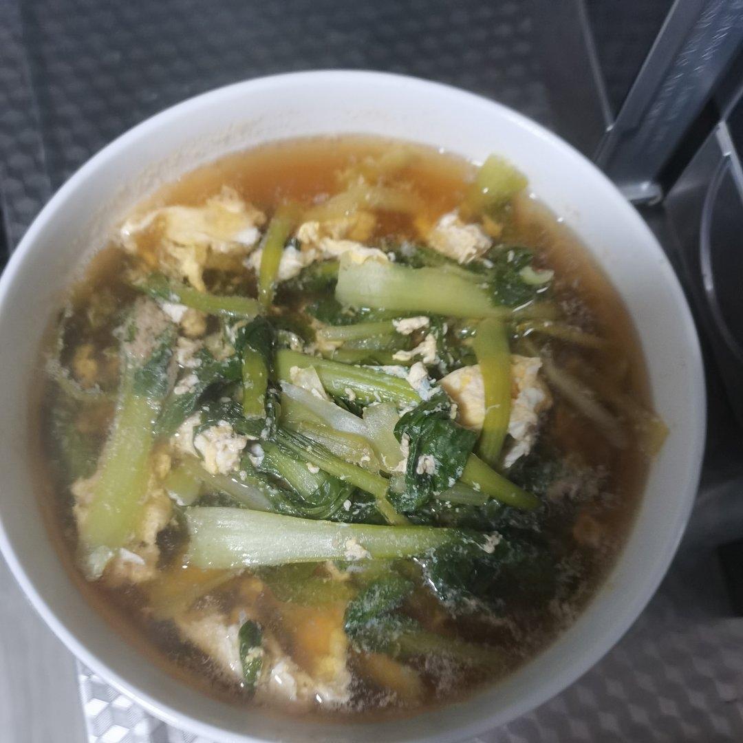 超级简单美味的青菜蛋汤