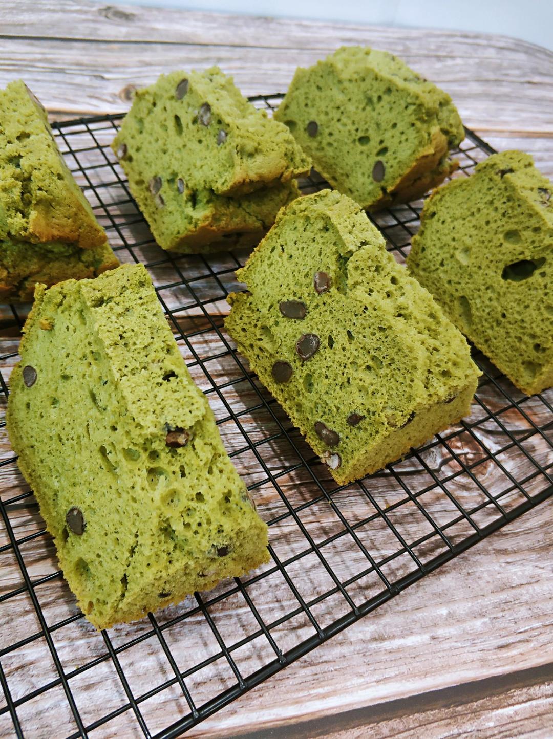 细腻绵软抹茶红豆戚风【附蜜红豆分布均匀小技巧】