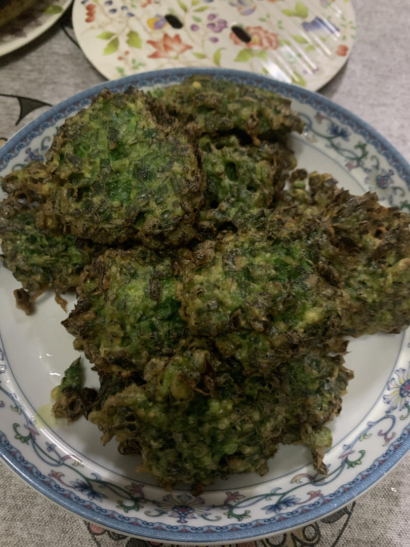 炸韭菜丸子