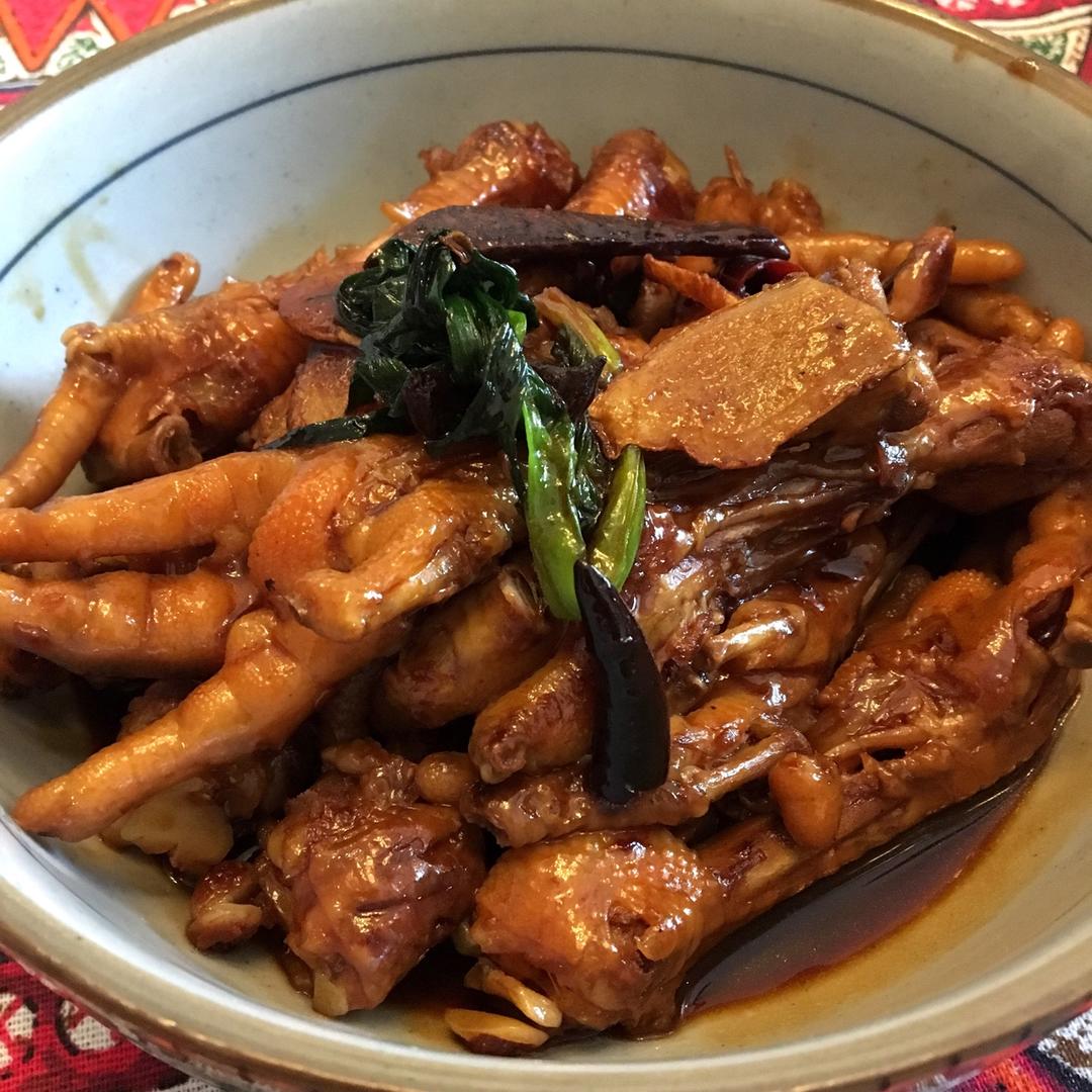 秘制红烧鸡爪