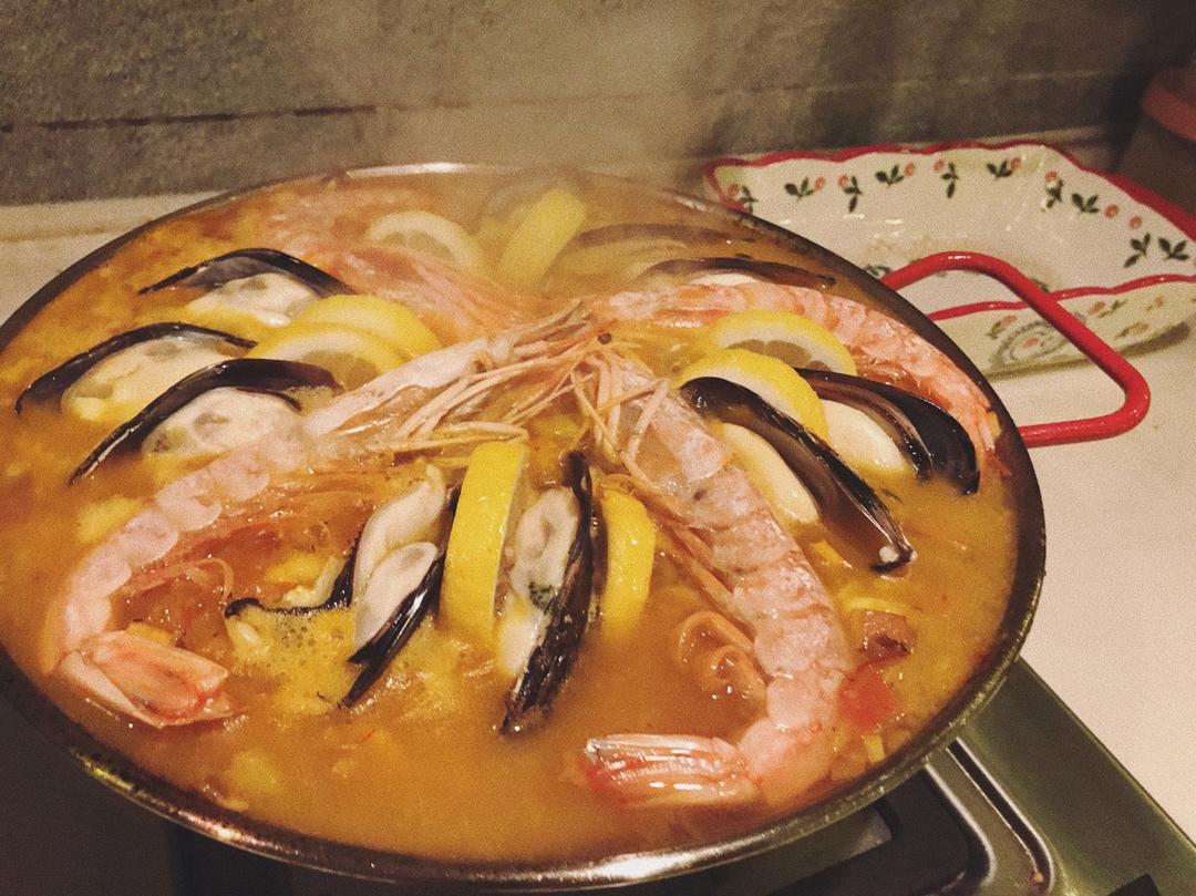 【曼食慢语】Seafood Paella 西班牙海鲜饭