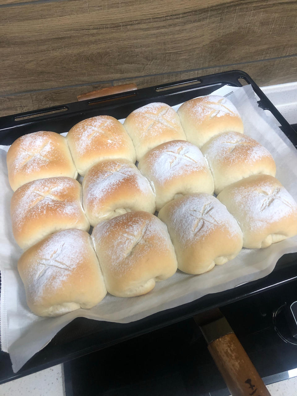 日式牛奶面包卷，松软到不行的一款