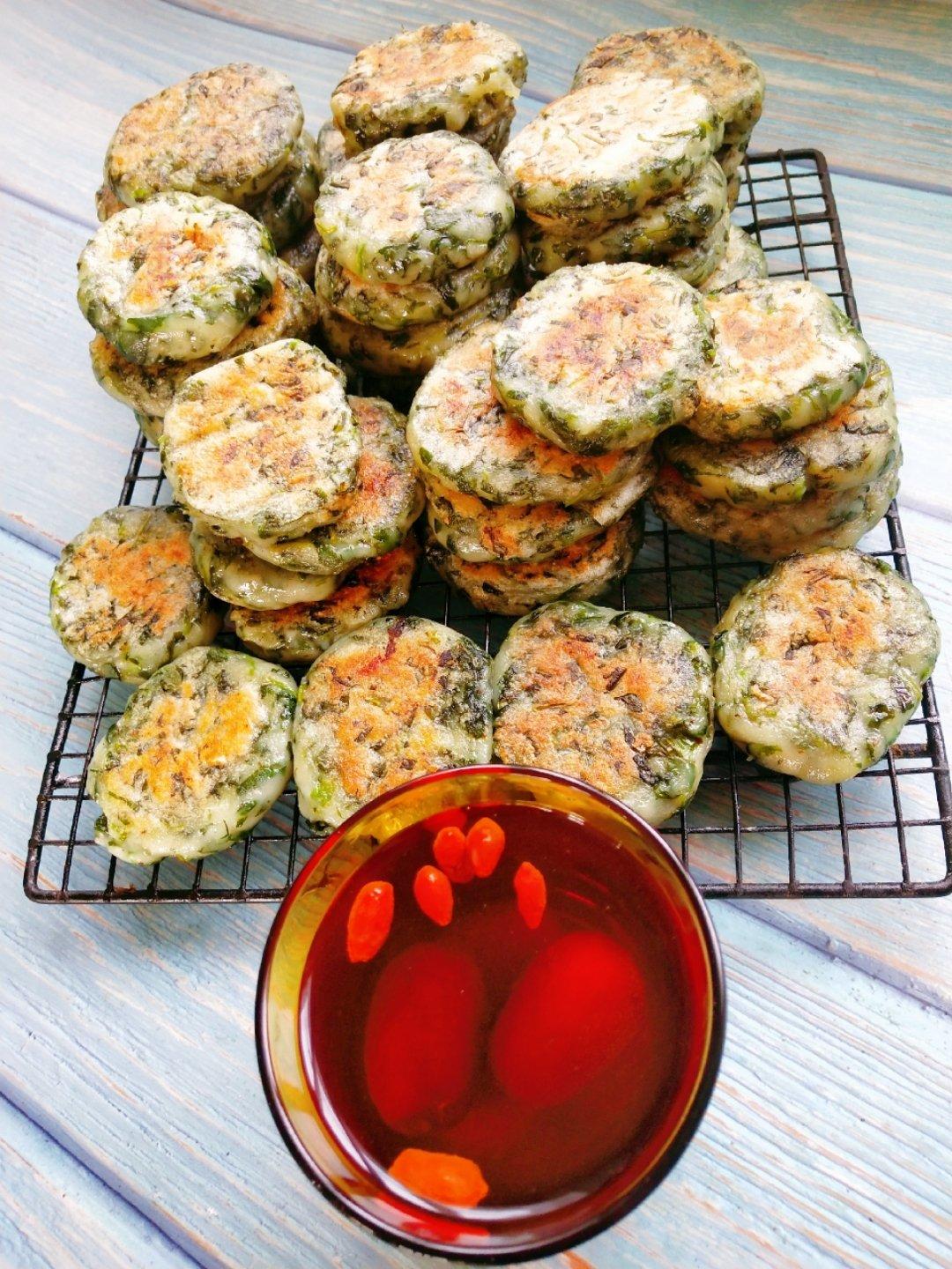 春日养生  崇明岛美食之一草头烧饼