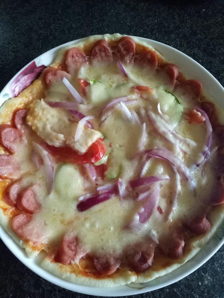 懒人披萨（微波炉版）