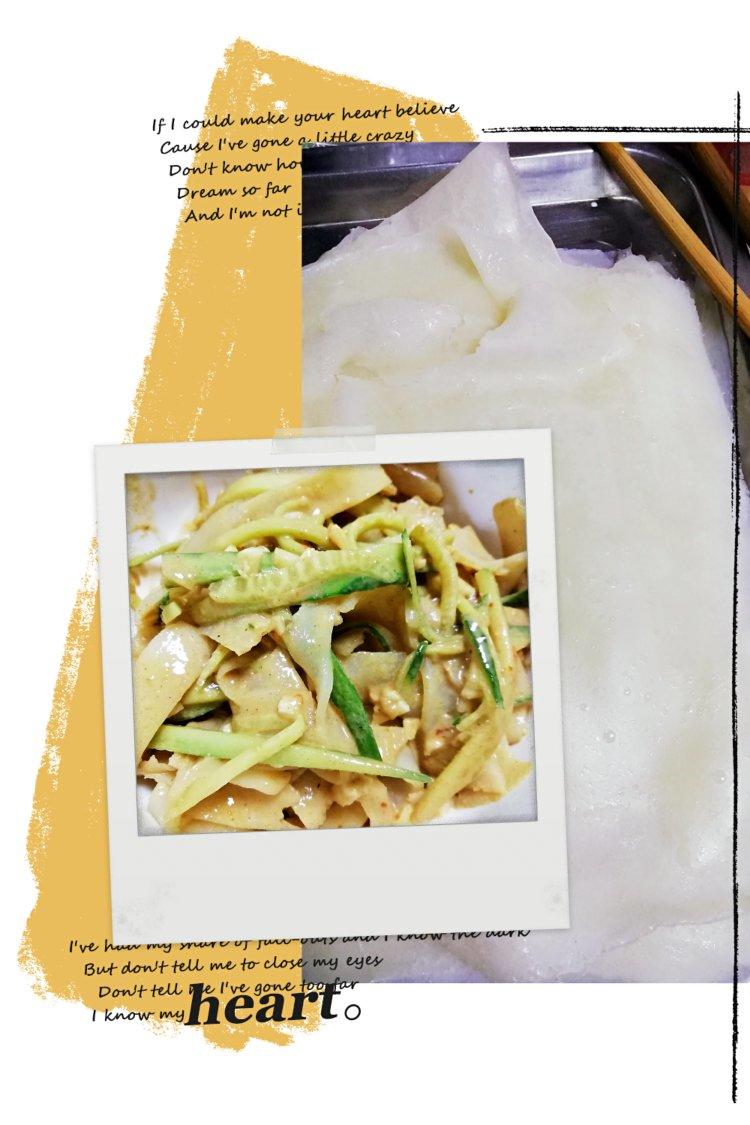 凉皮-家庭自制（告诉你自己做更劲道的秘诀）