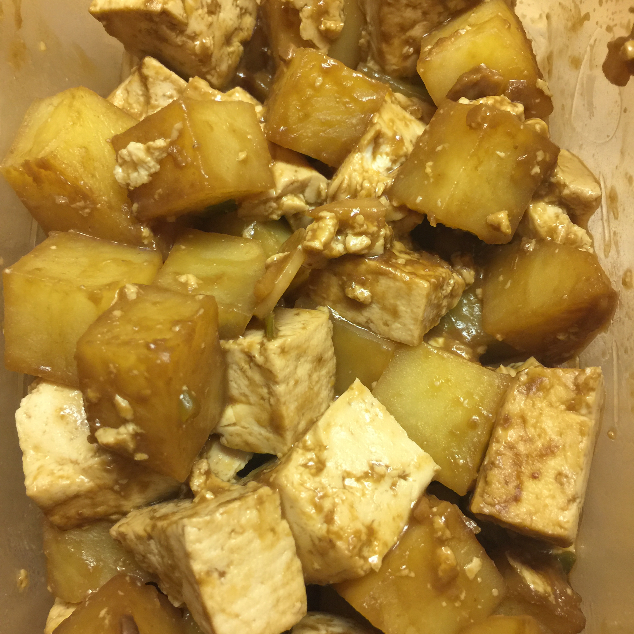 酱烧豆腐土豆丁
