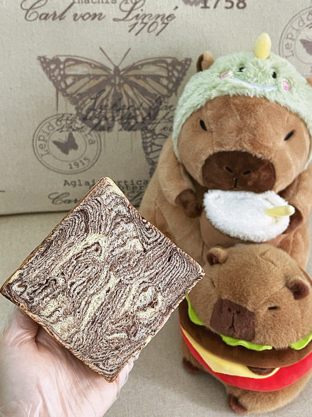 豆沙大理石吐司