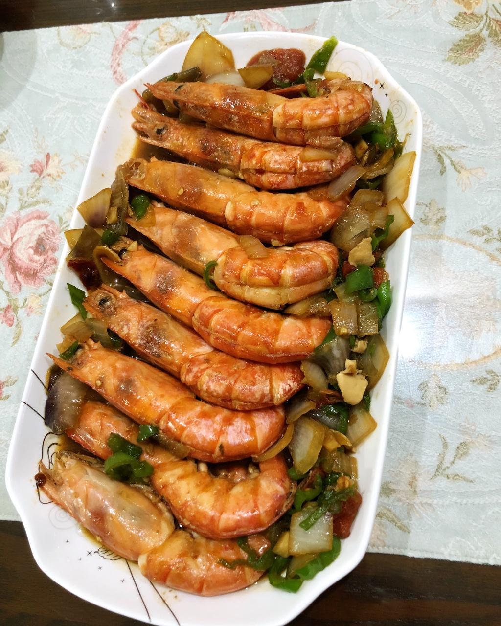 干烧阿根廷红虾