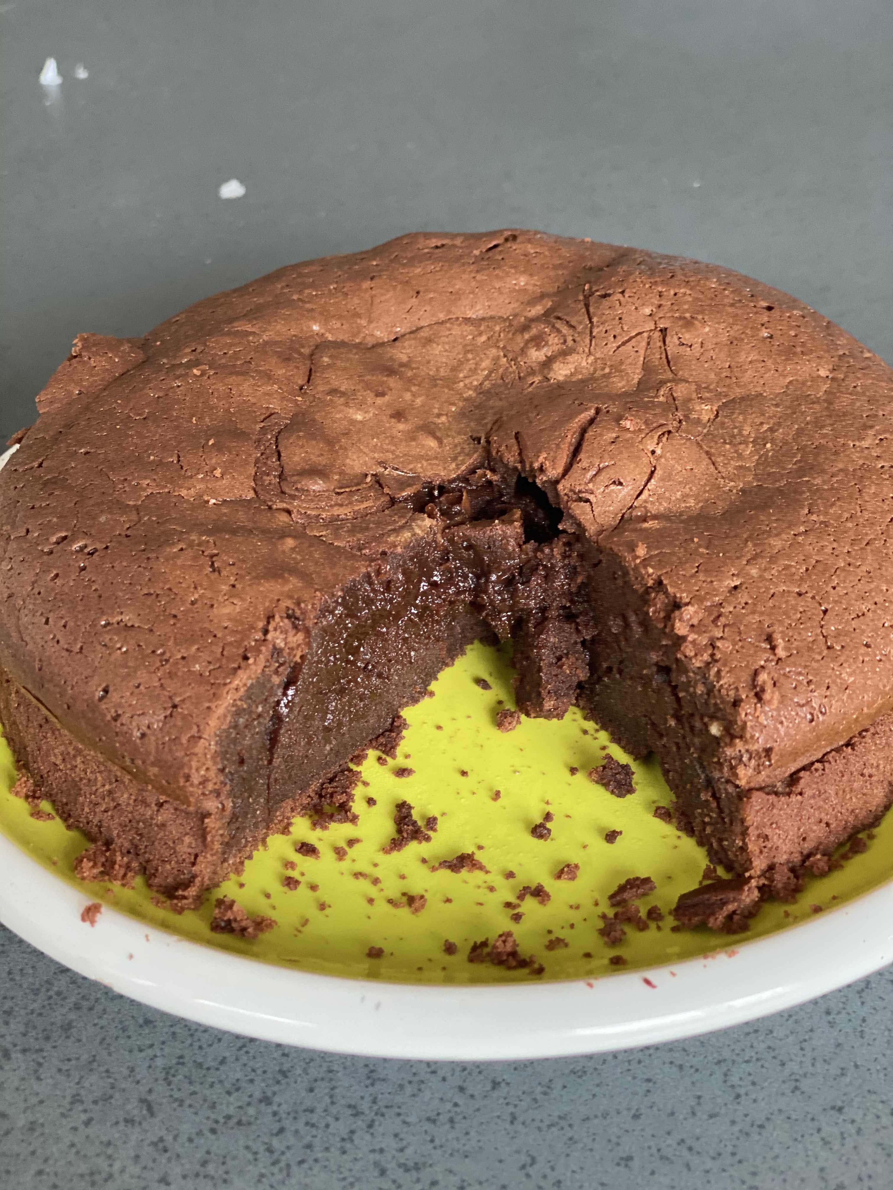 超级简单布朗尼巧克力蛋糕