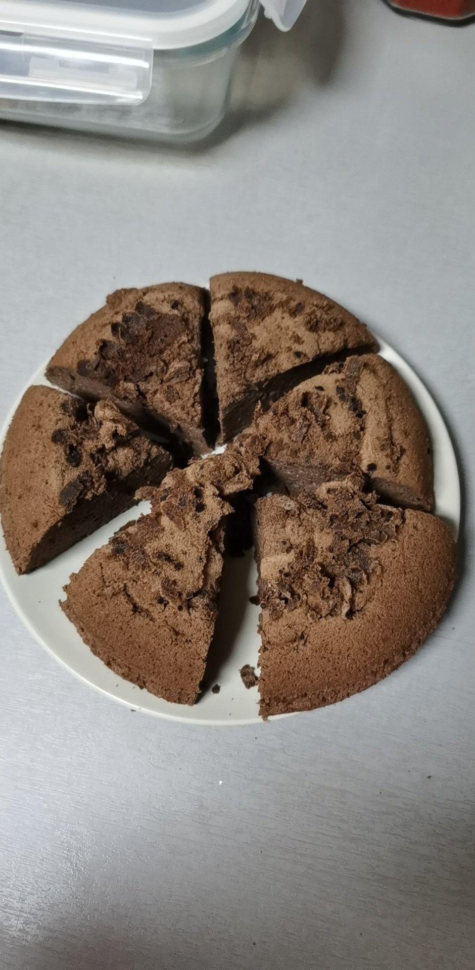 蒸蛋糕，一次成功🍰