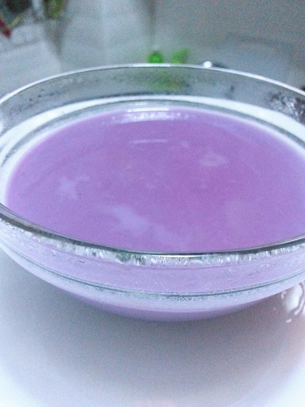 紫薯奶昔的做法
