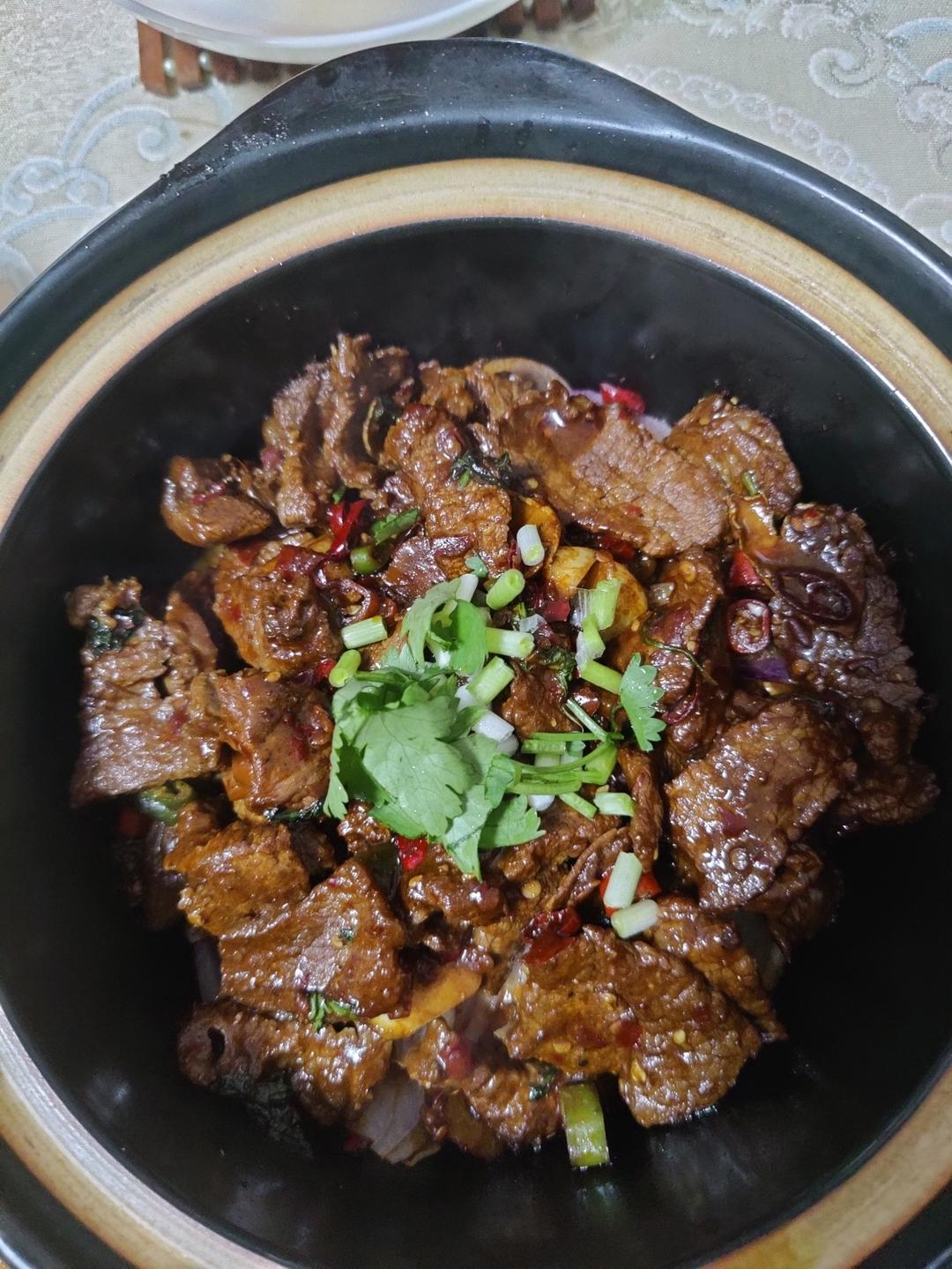 干锅牛肉