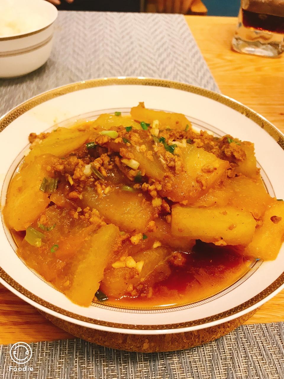 肉末炒冬瓜(超下饭)