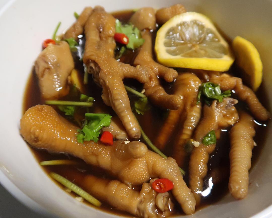 夏日开胃小菜！百香果柠檬泡爪的做法