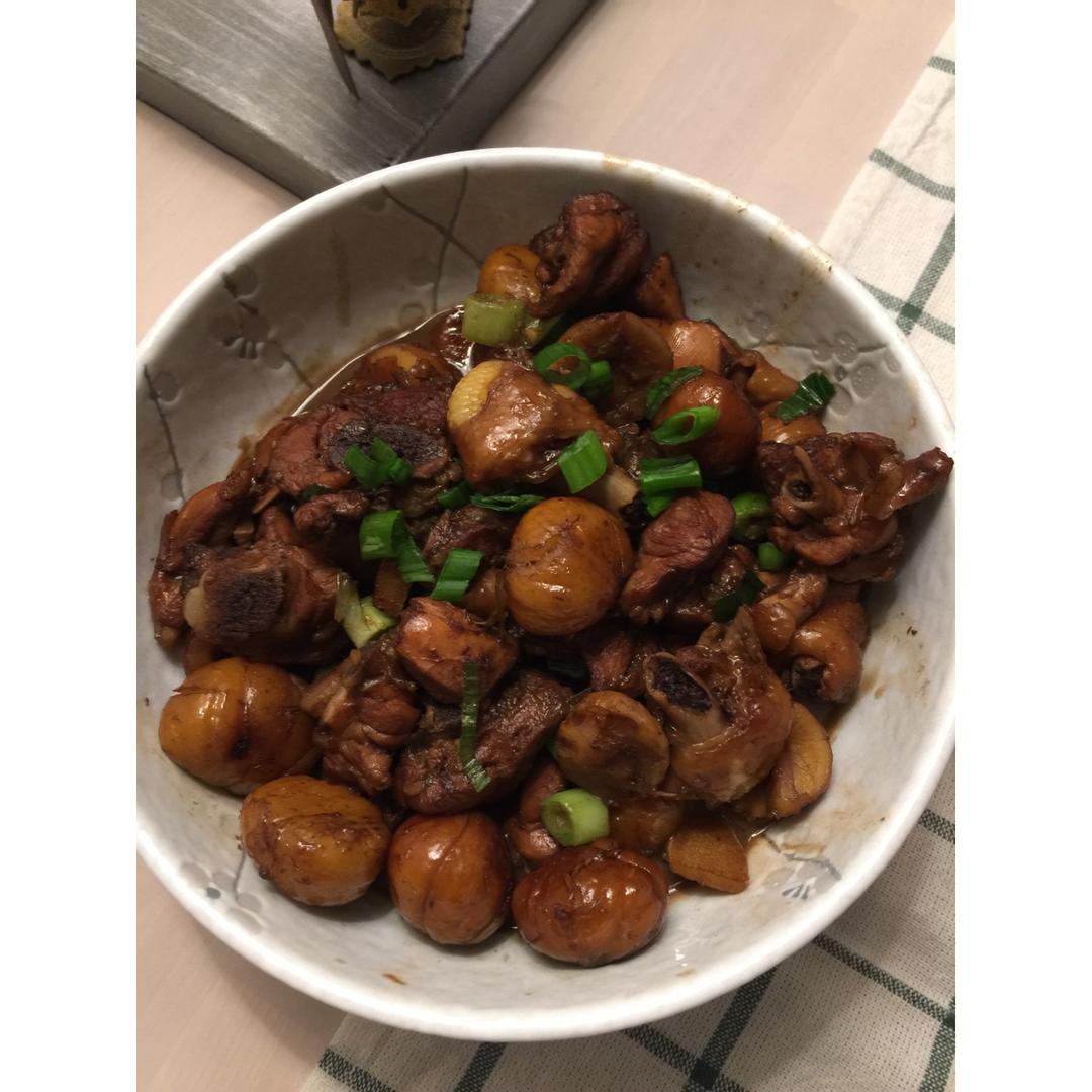 板栗烧鸡