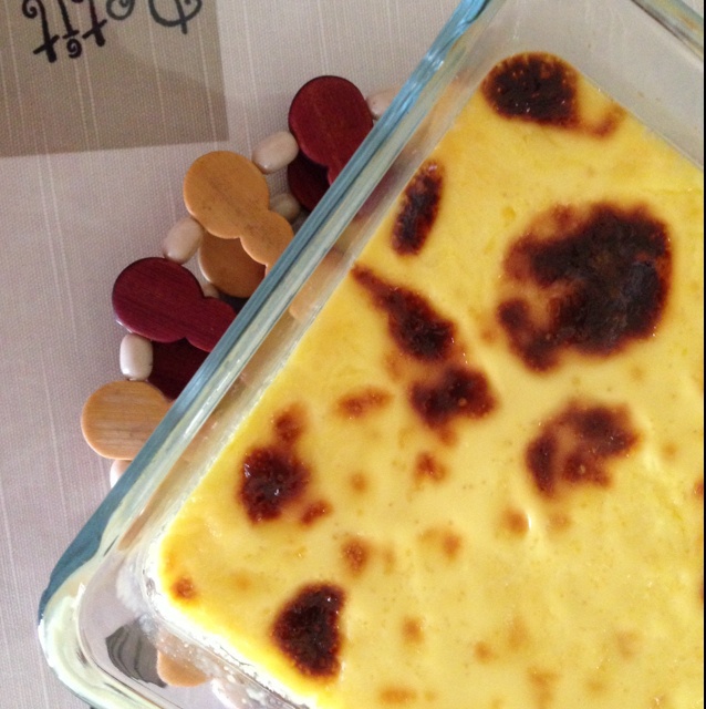 Crèmebrulée。法式烤布雷。焦糖布丁。