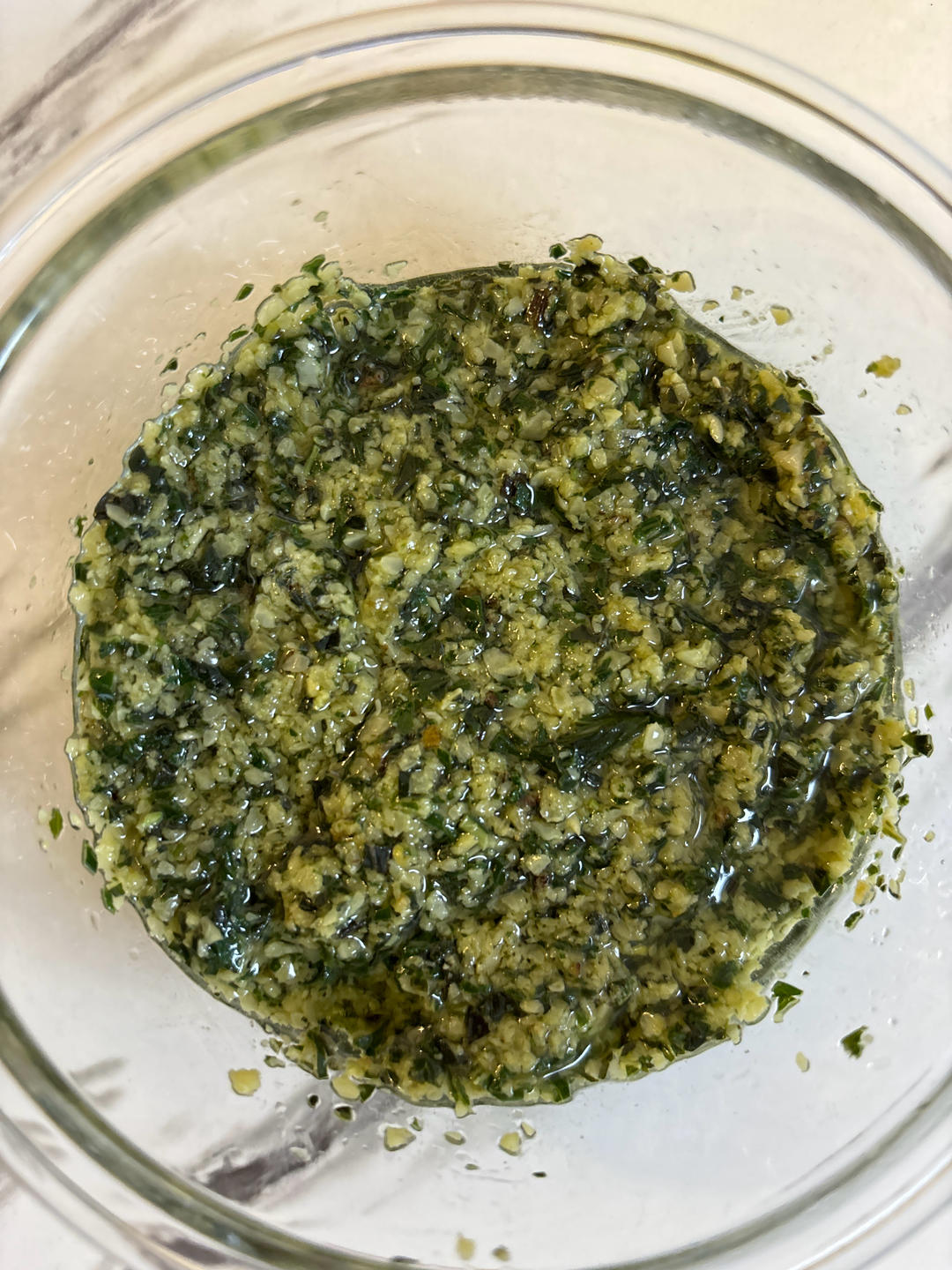 自制新鲜Pesto 传统罗勒松仁青酱意面酱