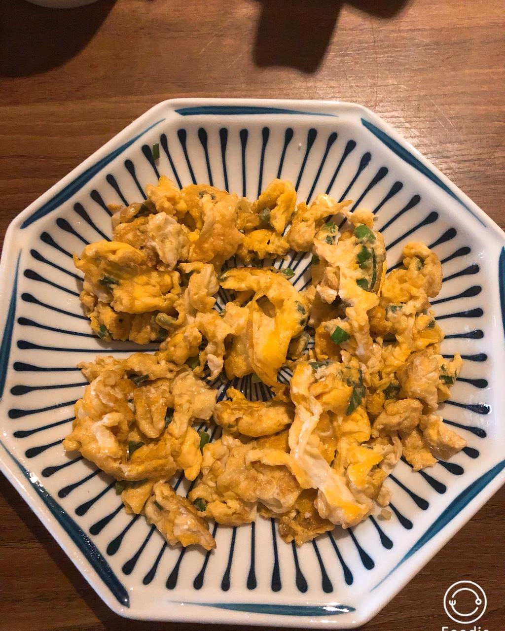 葱花炒鸡蛋