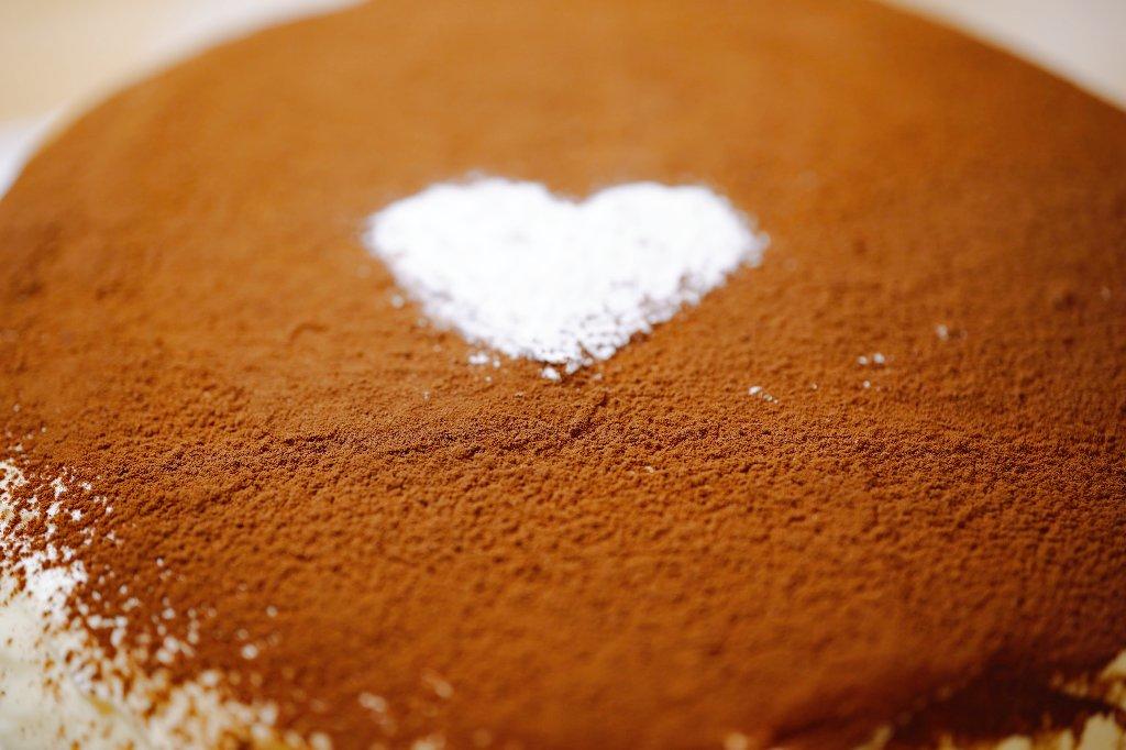 冰激凌一样口感的提拉米苏流心奶盖戚风蛋糕