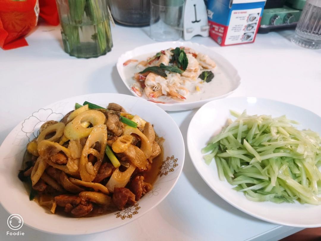 黄油春笋鸡